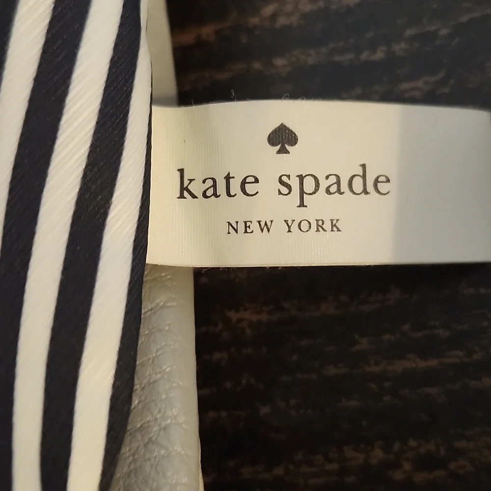 KATE SPADE NEW YORK Color Block Block Gray Tan Classic Crossbody